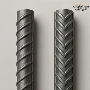 تفاوت ظاهری میلگرد a2 و a3
