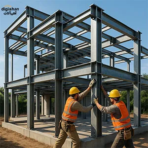 تیرآهن در ساخت خانه