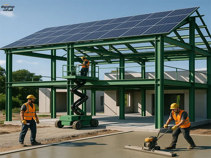 تیرآهن در ساخت خانه