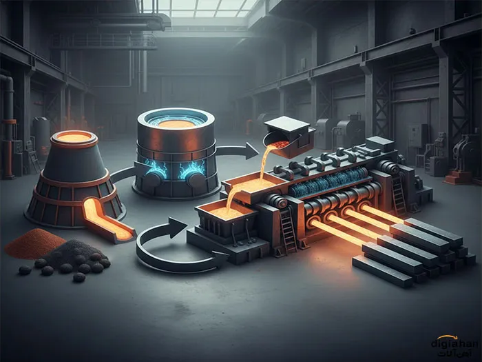 تأثیر کیفیت شمش فولادی بر قیمت نهایی میلگرد و تیرآهن