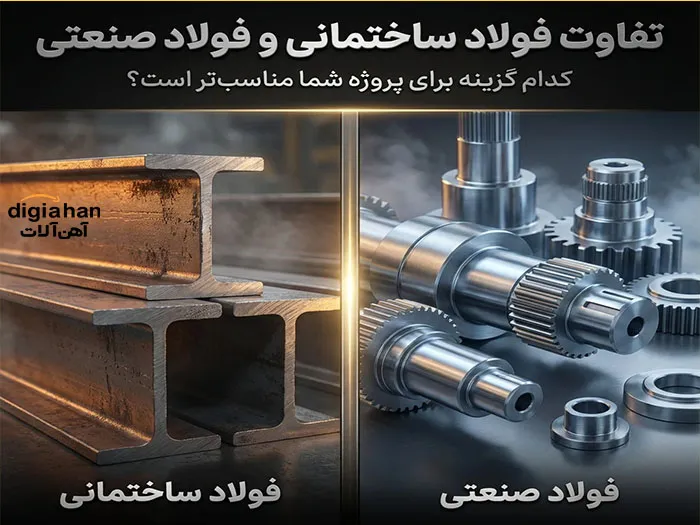 فولاد ساختمانی و فولاد صنعتی