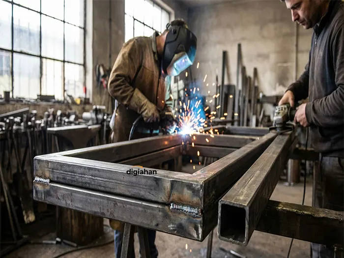 پروفیل درب و پنجره آهنی